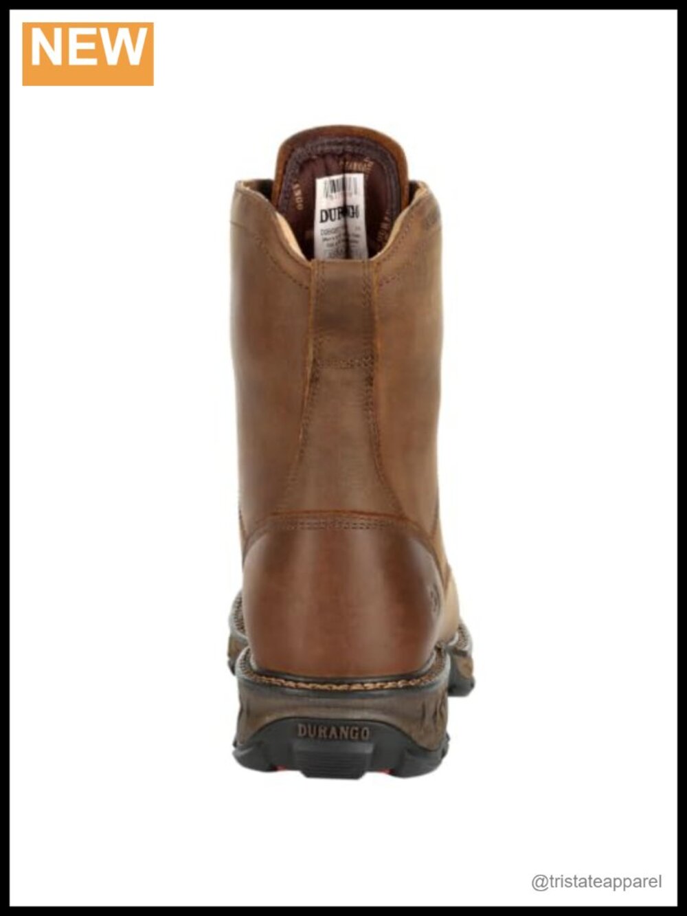 Men's Waterproof Steel Toe Square Toe Leather Work Boots